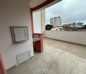 Apartamento no Bairro Barreiros em São José com 2 Dormitórios (1 suíte) e 101 m² - 21322