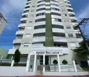 Apartamento no Bairro Barreiros em São José com 2 Dormitórios (1 suíte) e 80 m² - 21415