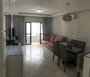 Apartamento no Bairro Barreiros em São José com 2 Dormitórios e 75 m² - AP2831