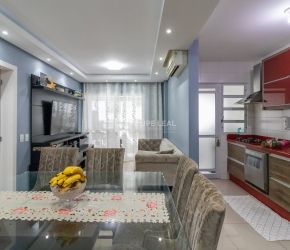 Apartamento no Bairro Campinas em São José com 3 Dormitórios (1 suíte) e 87 m² - 20381