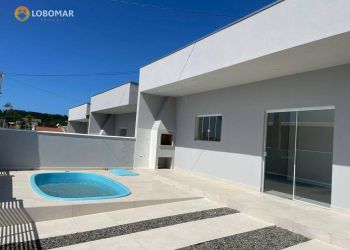 Casa no Bairro Itajuba em Barra Velha com 3 Dormitórios (1 suíte) e 85 m² - CA0800