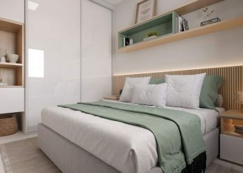 Apartamento no Bairro Água Verde em Blumenau com 2 Dormitórios (2 suítes) e 57 m² - 475