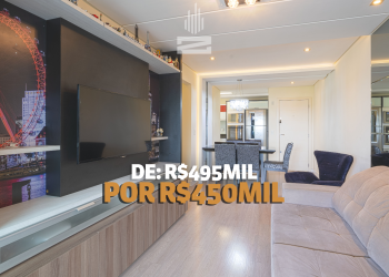 Apartamento no Bairro Água Verde em Blumenau com 2 Dormitórios (1 suíte) e 76 m² - 9034