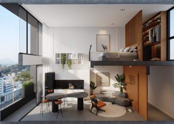 Apartamento no Bairro Vila Nova em Blumenau com 1 Dormitórios (1 suíte) e 52 m² - 8725