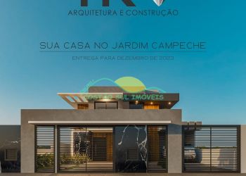 Casa no Bairro Campeche em Florianópolis com 3 Dormitórios (3 suítes) e 161.35 m² - CA0161_COSTAO
