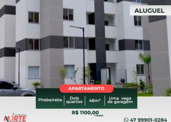 Apartamento no Bairro Pirabeiraba em Joinville com 2 Dormitórios e 46 m² - 718
