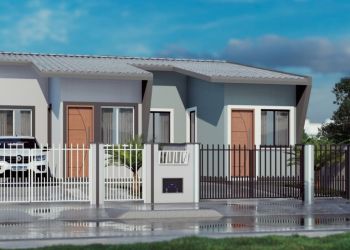 Casa no Bairro Barra do Aririú em Palhoça com 2 Dormitórios (1 suíte) - 706736
